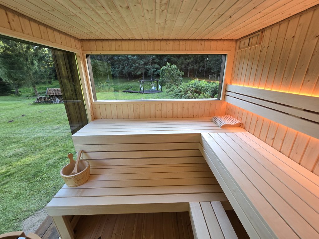 Sauna ogrodowa produkcja
